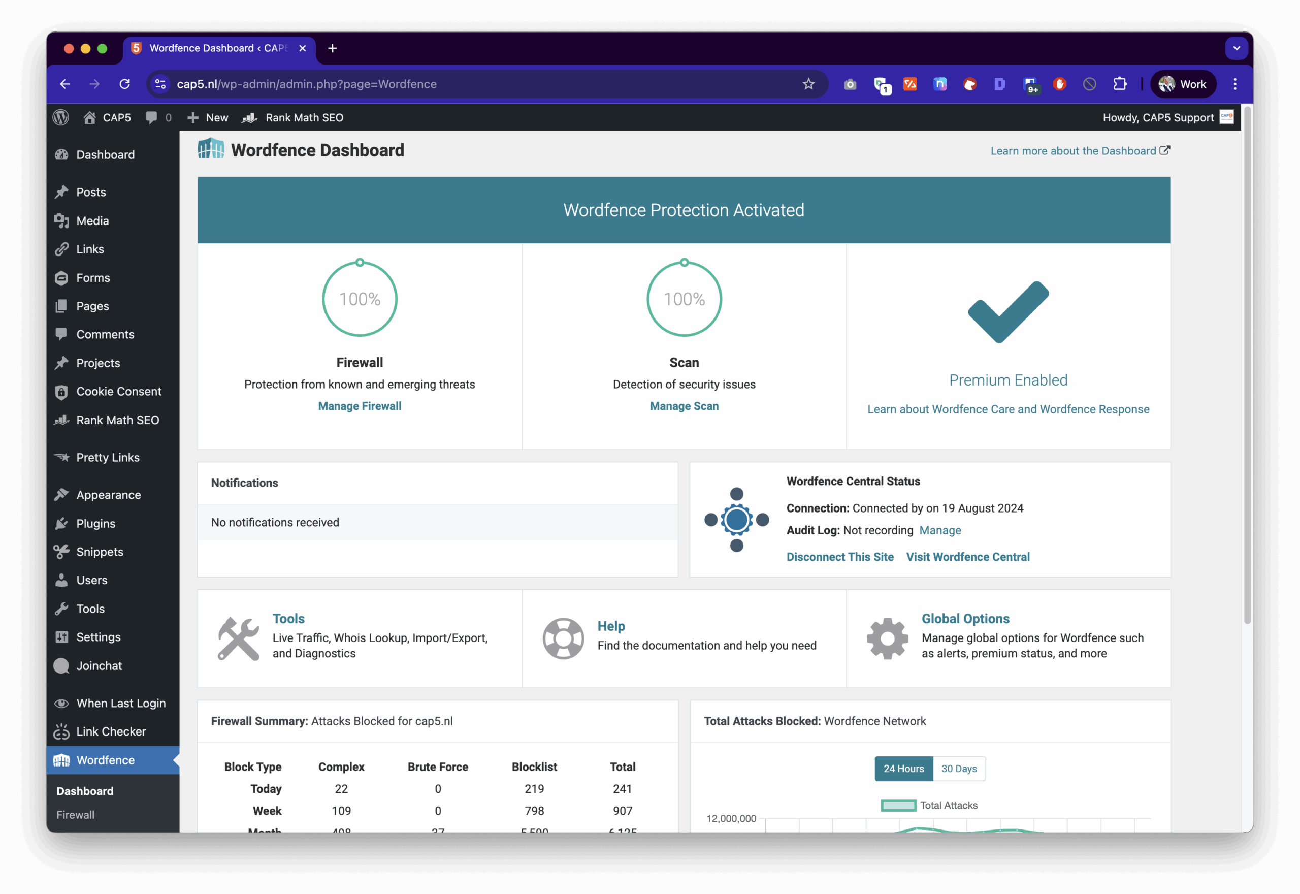 cap5 - wordpress security