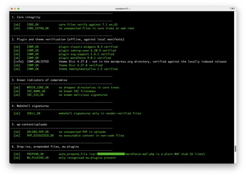cap5 - wordpress security scan